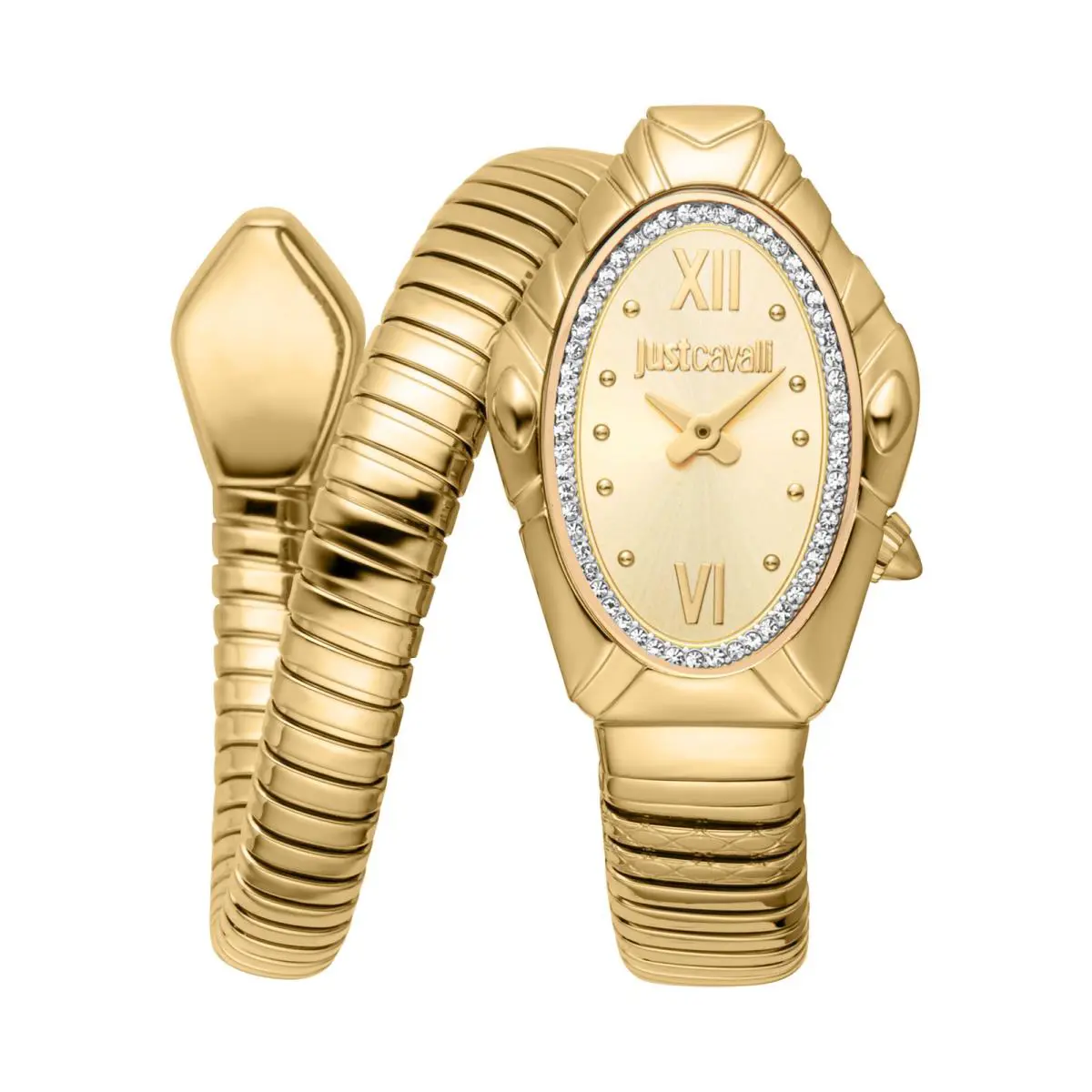 Just Cavalli Women`s Snake 316L Stainless Steel Watch