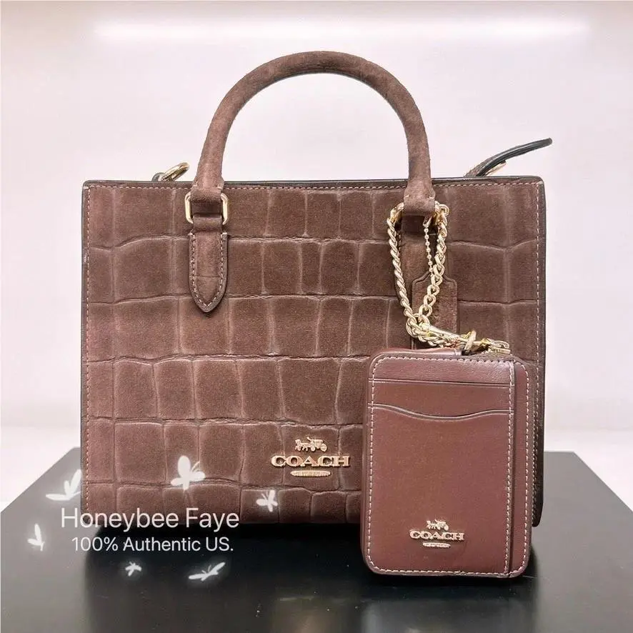 Coach Maggie Small Tote Bag/zip Card Case CCC71/CCV89 Select One Option