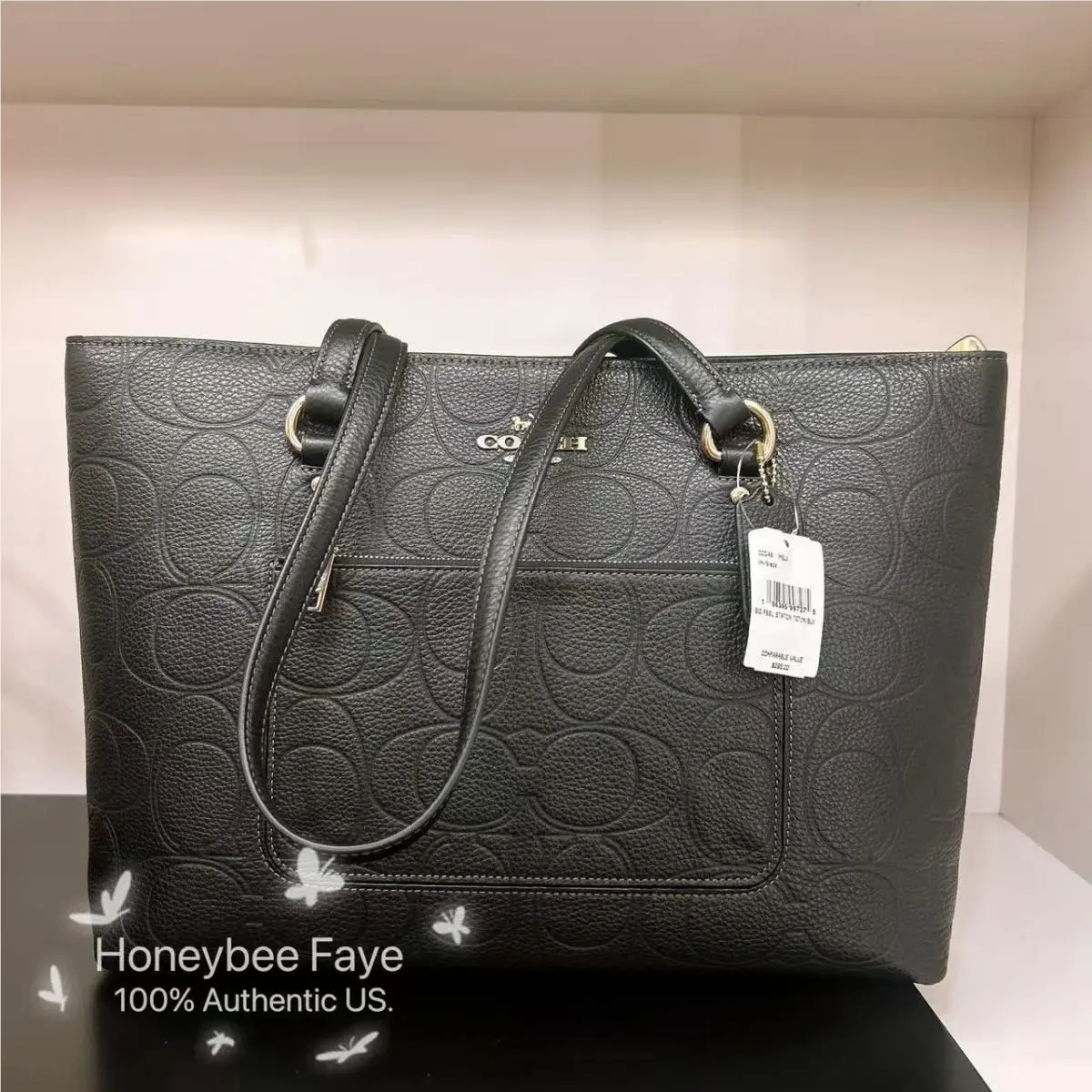 Station Tote Bag CCC77/CCD71/CCD49/CCF01 CCD49 Gold/Black by Coach