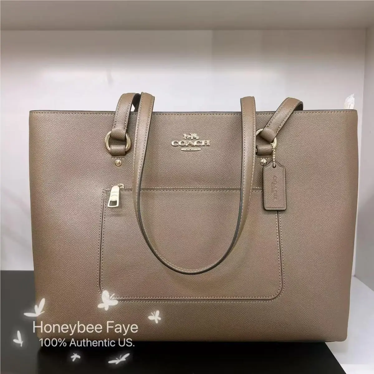 Station Tote Bag CCC77/CCD71/CCD49/CCF01 CCD71 Gold/Dark Stone by Coach