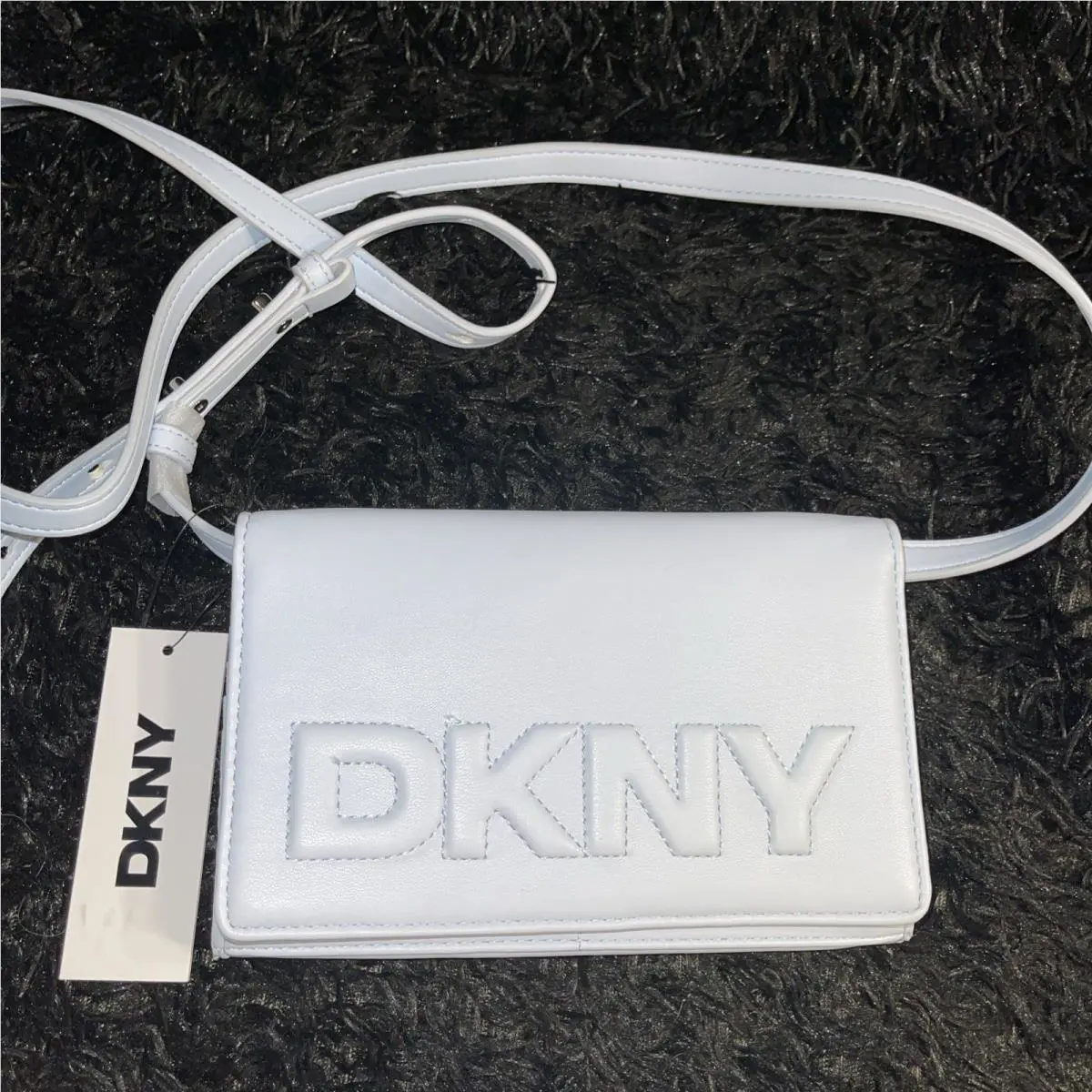 Dkny Savanna Wallet Bag Blue Logo