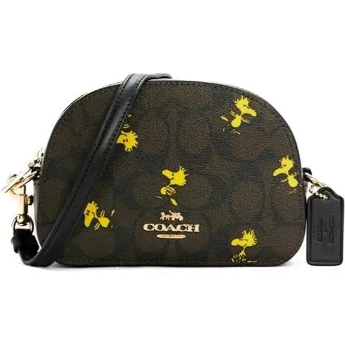 Coach x Peanuts Mini Serena Satchel Crossbodywoodstock Signature C4587