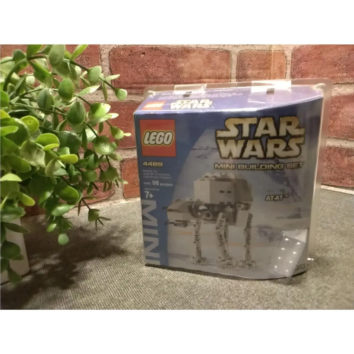 Vtg 2003 Lego Star Wars 4489 Mini Building Set At-at Box