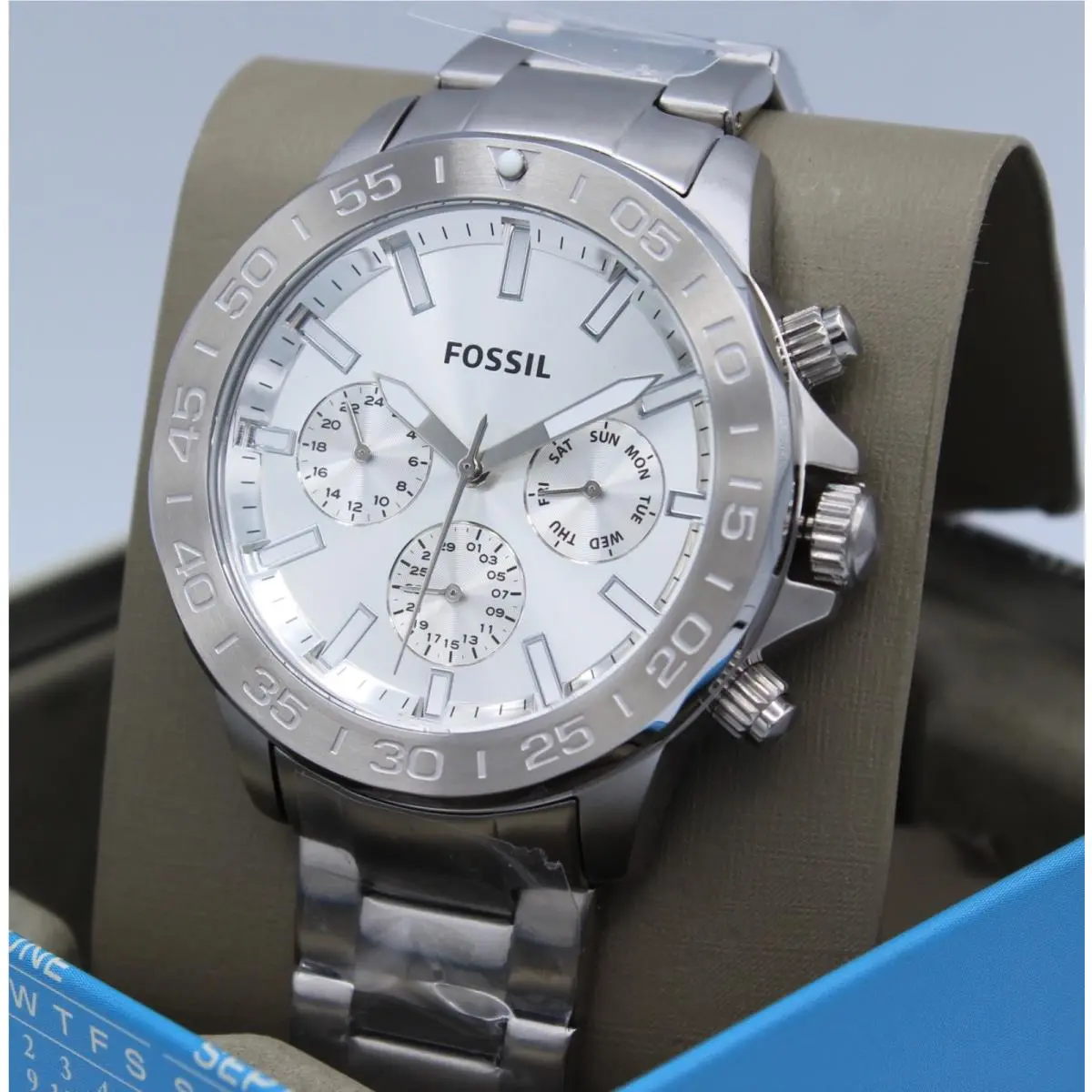 Bannon Multifunction Chronograph Silver BQ2490 Men`s Watch by Fossil
