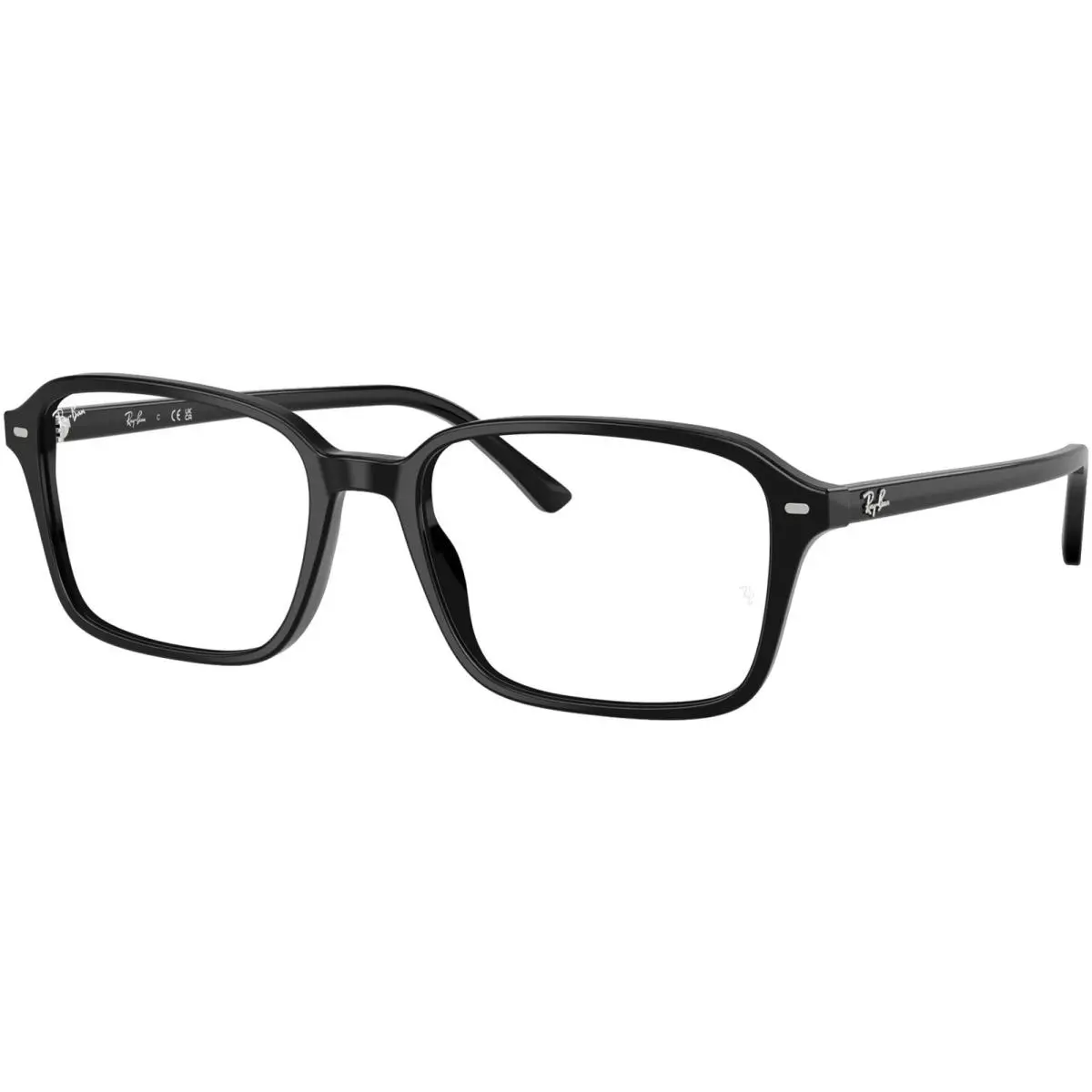 Ray-ban Raimond Slim Square Eyeglass Frames - RX5431 Polished Black/Clear (2000-54) by Ray-Ban
