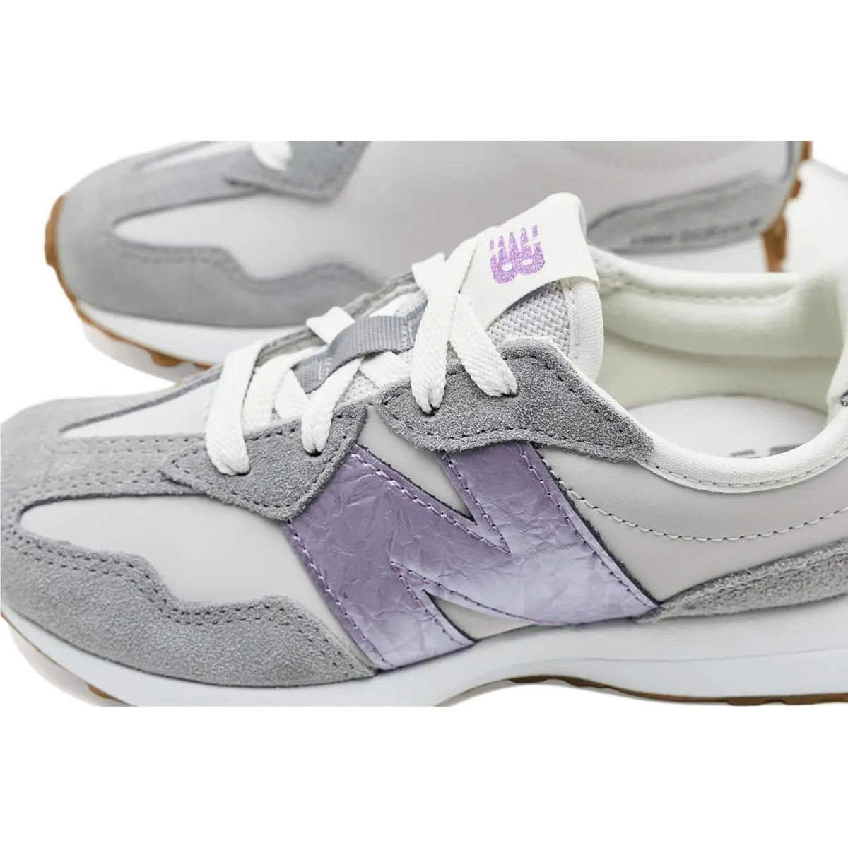 New Balance shoes - Grey Matter/Candied Violet 4