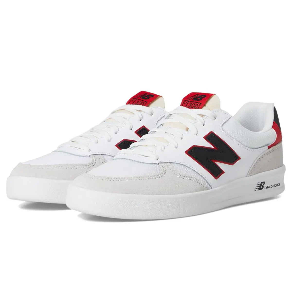 New Balance shoes - White/Black/Team Red 6