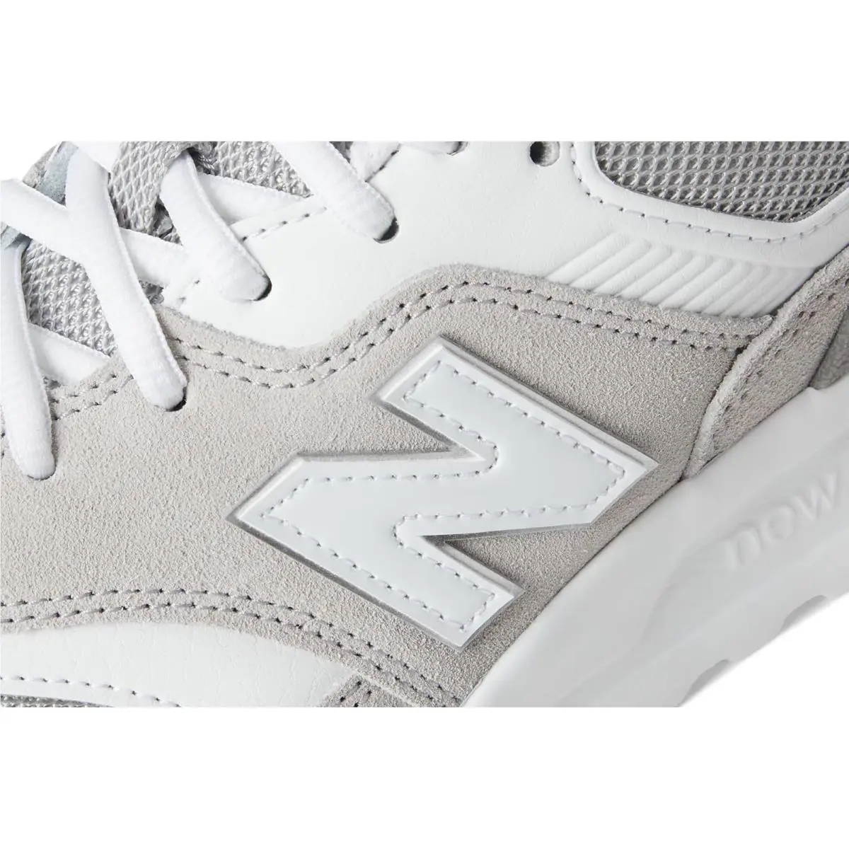 New Balance shoes - Rain Cloud/White 4