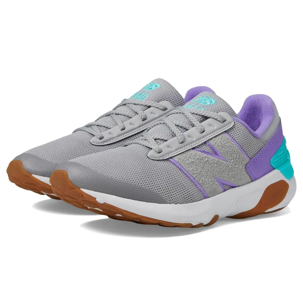 New Balance shoes - Raincloud/Violet Crush 5