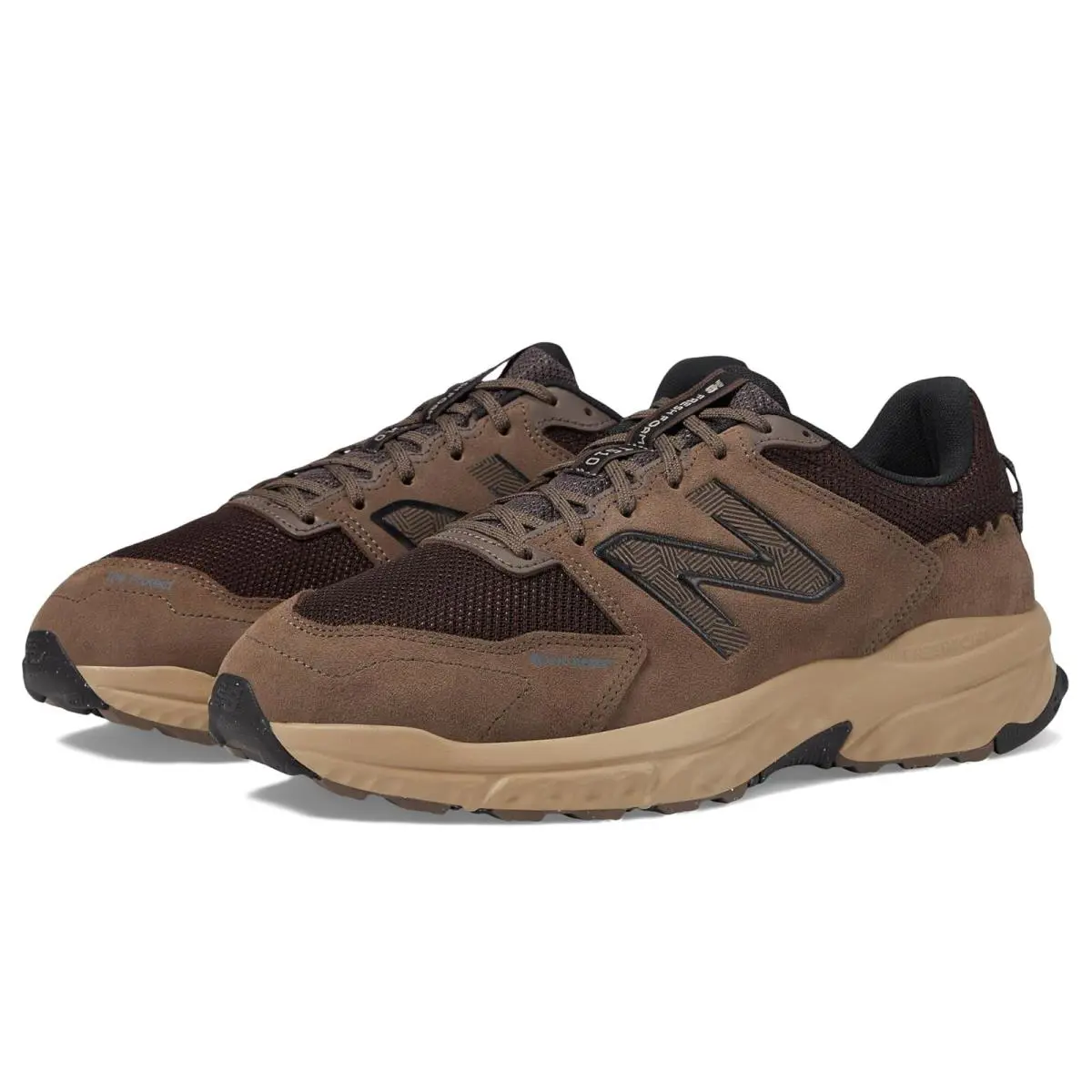 Man`s Sneakers Athletic Shoes New Balance Fresh Foam T510v6 H2O Resist - Dark Mushroom/Stoneware