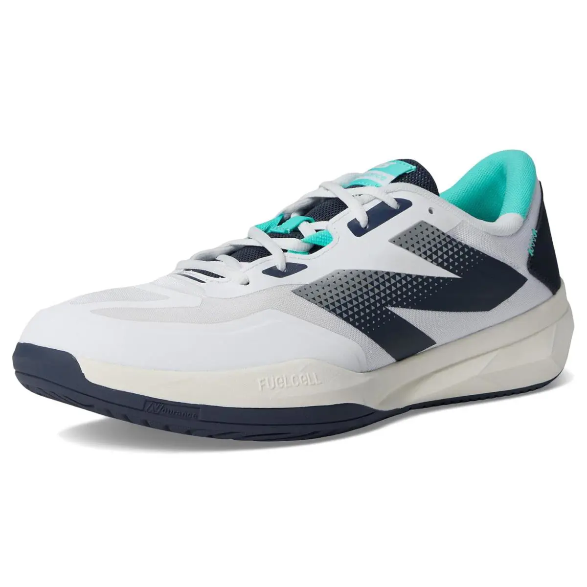 New Balance shoes - White/Nb Navy/Cyber Jade 5