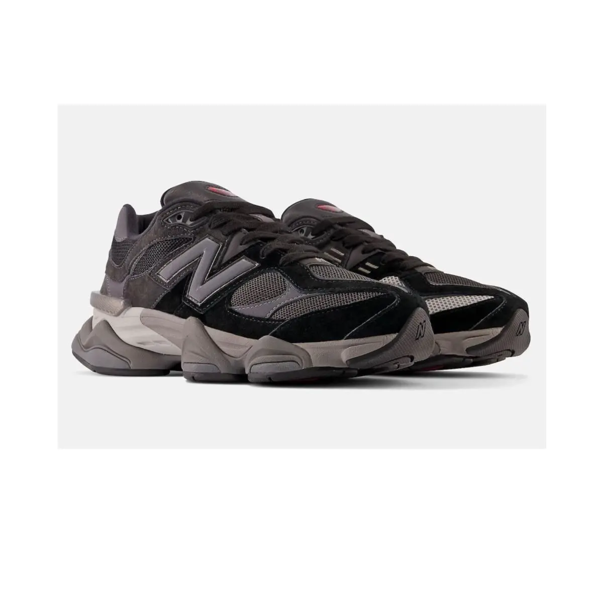 New Balance 9060 Castlerock Black Grey Red U9060BLK Men