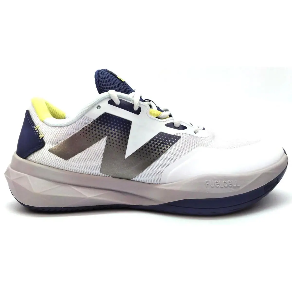 New Balance Women`s Fuelcell 796V4 Tennis Hard Court Shoes Sneakers Lace Up - White Blue
