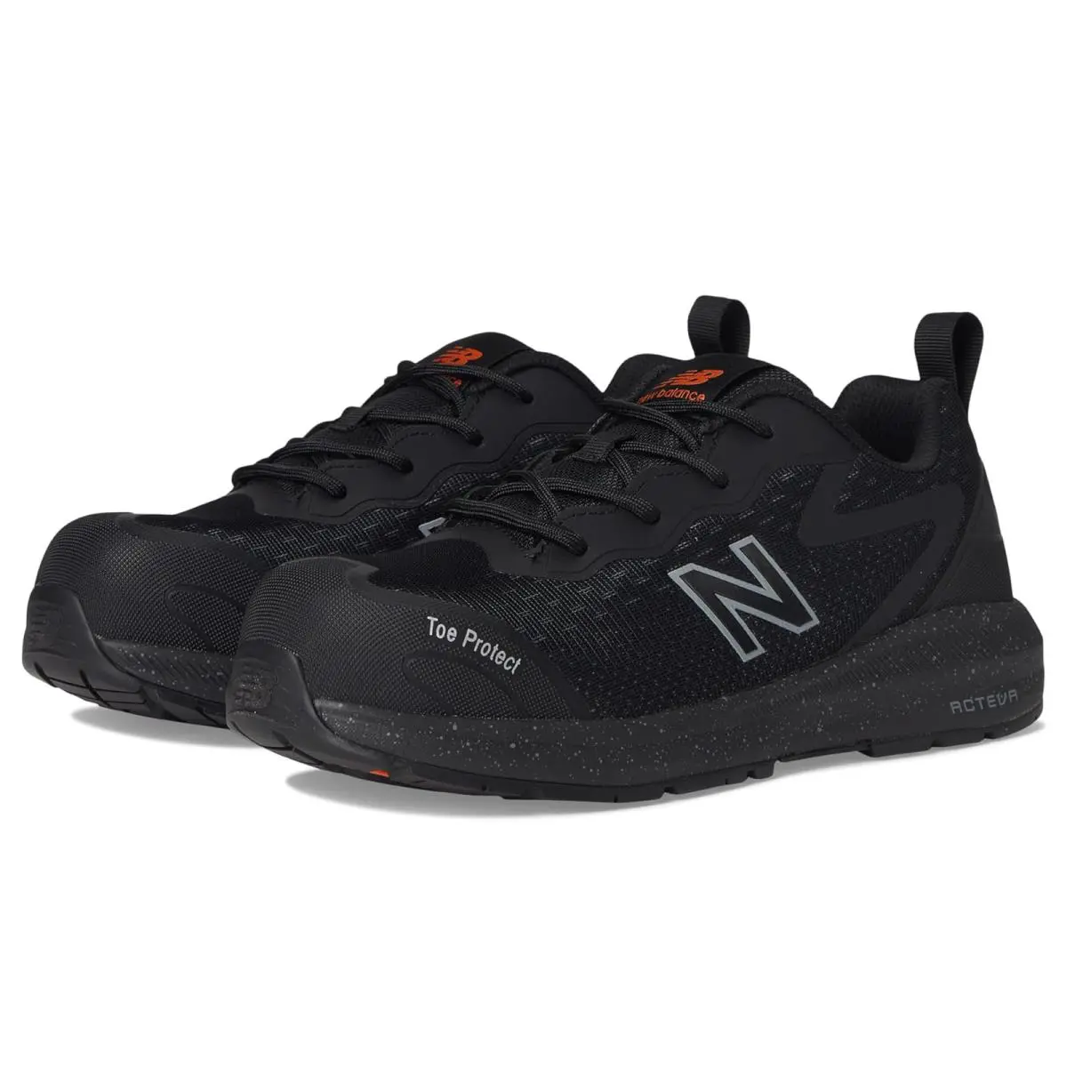Man`s Shoes New Balance Work Safety Logic Comp Toe EH PR SR - Black/Orange