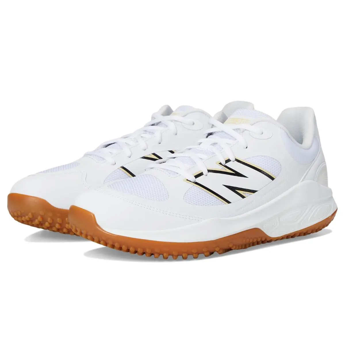 Man`s Shoes New Balance Fresh Foam 3000v7 Turf-trainer Baseball Cleats - Raincloud/White