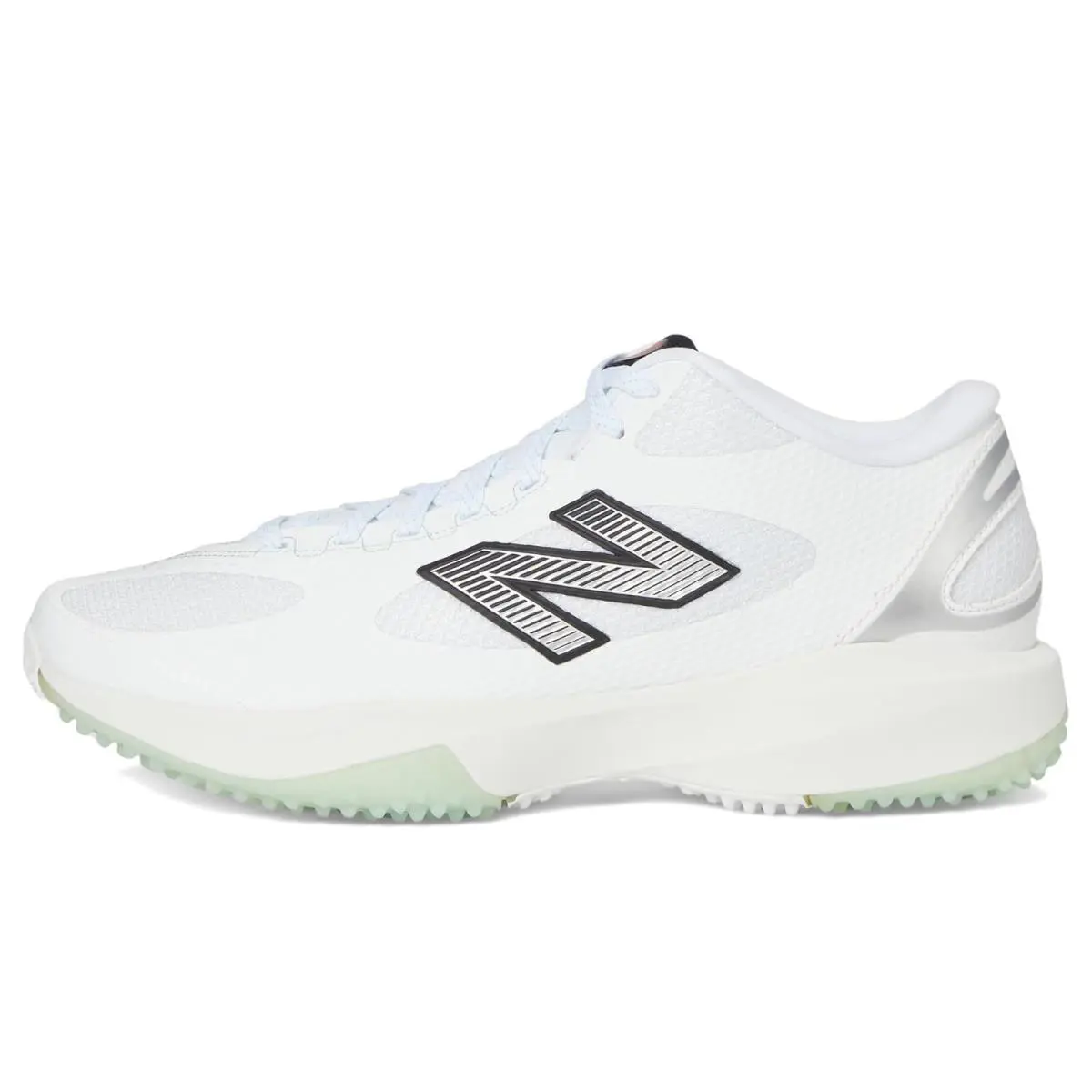 New Balance shoes - White/Black/Silver Metallic 2
