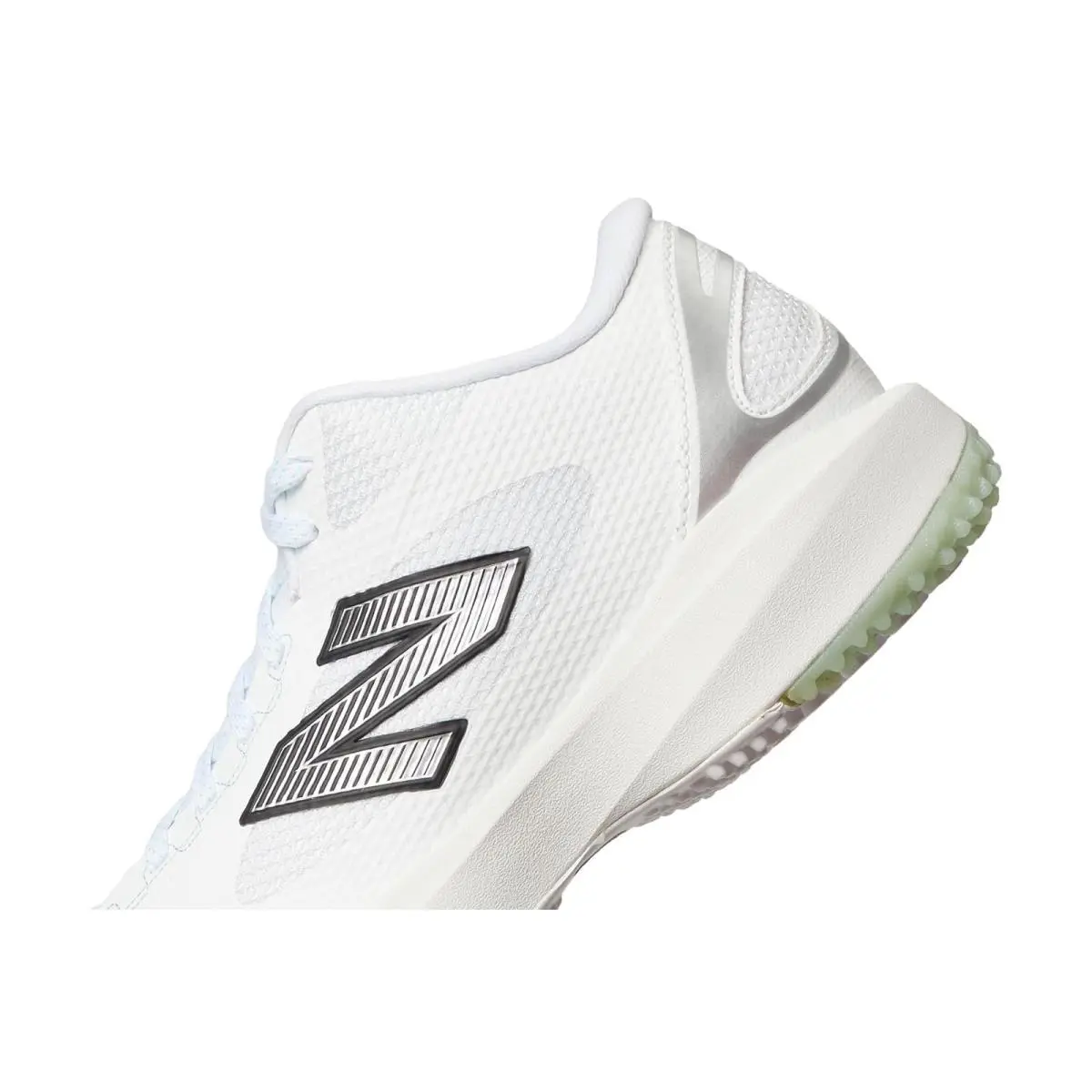 New Balance shoes - White/Black/Silver Metallic 4