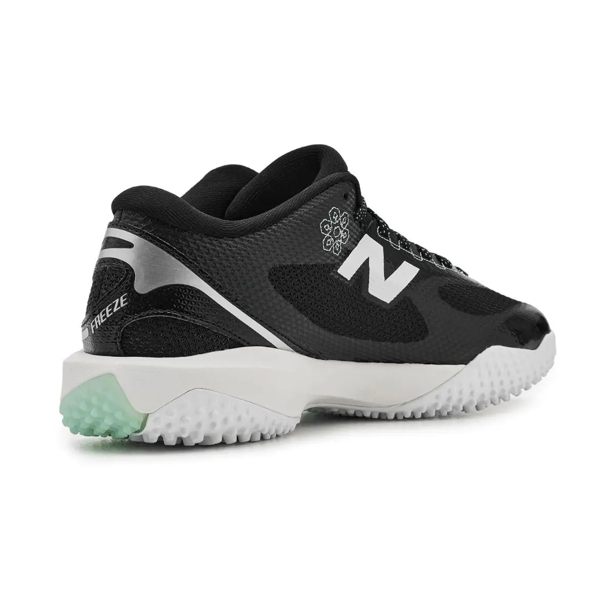 New Balance shoes - Black/White/Silver Metallic 8