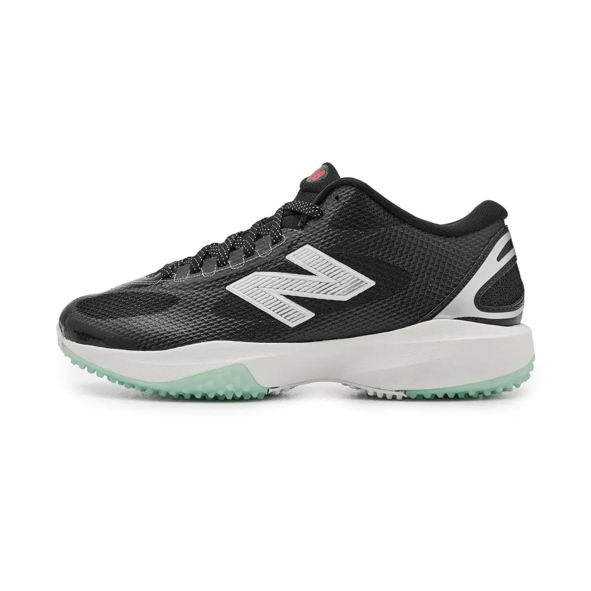 New Balance shoes - Black/White/Silver Metallic 9