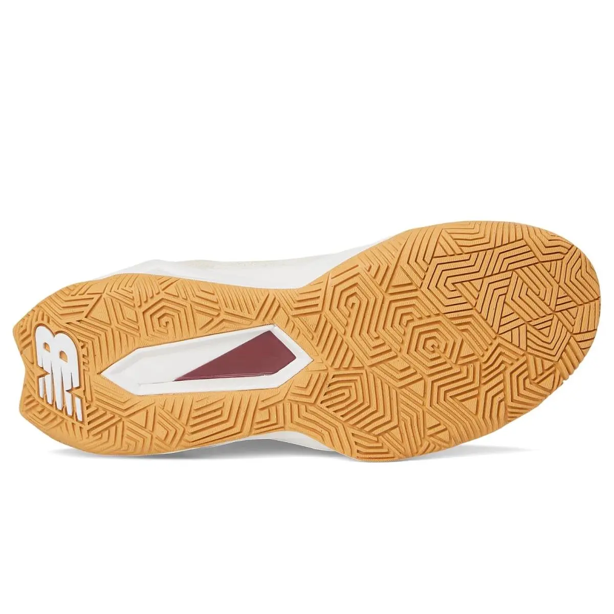 New Balance shoes - Bisque/Monarch Burgundy/Gum 8
