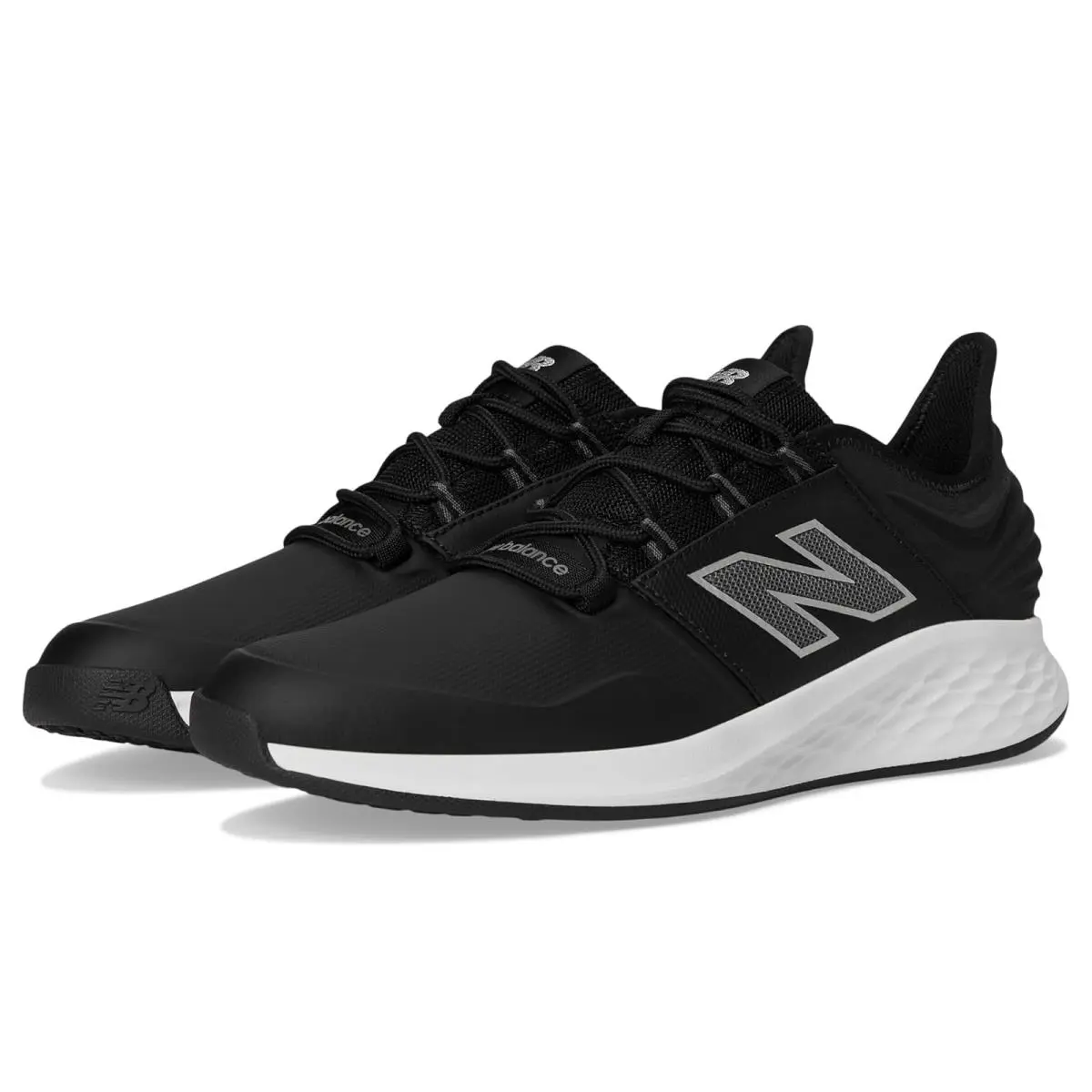 Man`s Sneakers Athletic Shoes New Balance Golf Fresh Foam Roav Golf V2 - Black/Grey