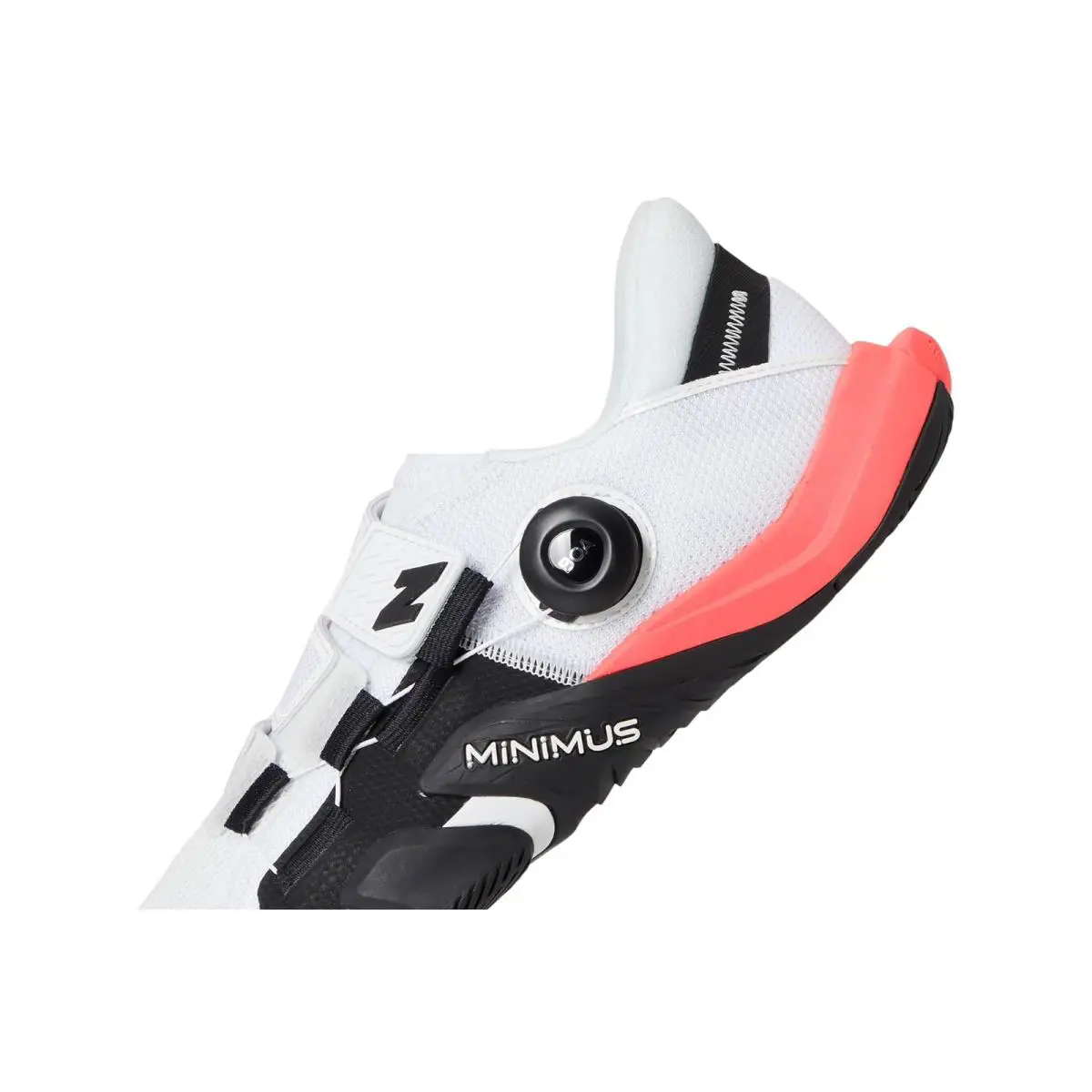 New Balance shoes - White/Black/Urgent Red 4