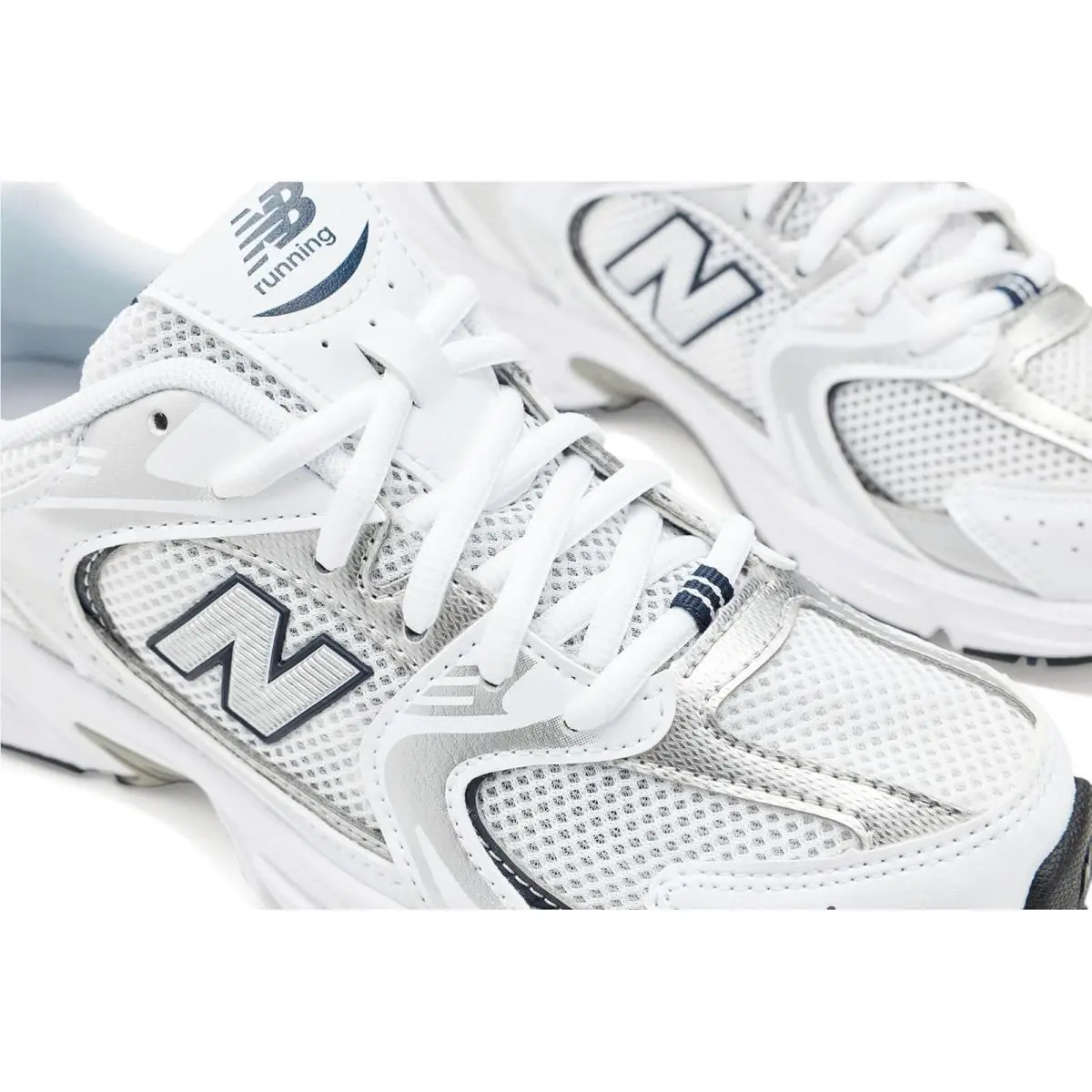 New Balance shoes - Grey Matter/Pink Salt 60