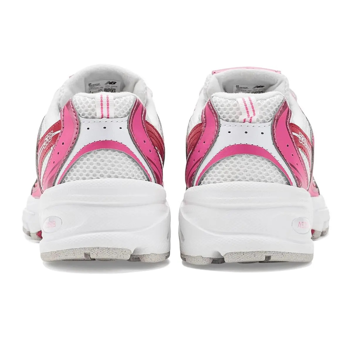 New Balance shoes - Grey Matter/Pink Salt 33