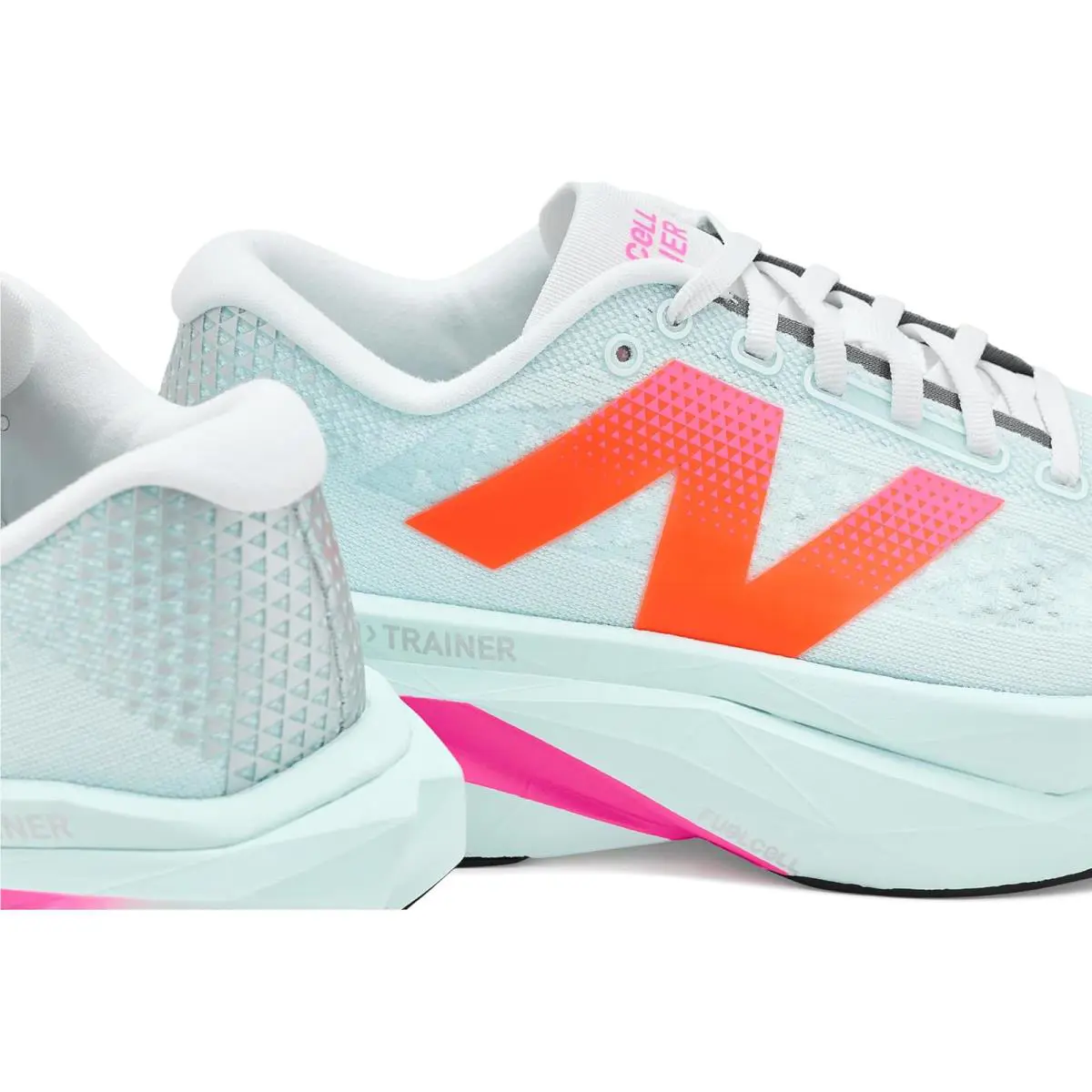 New Balance shoes - Angora/Hot Mango/Black 18