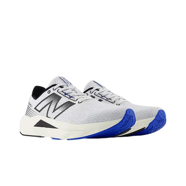 Men`s New Balance MFCPRLS5 Fuelcell Propel V5 Grey/beige Shoes Sneakers - WHITE/GREEN/ORANGE