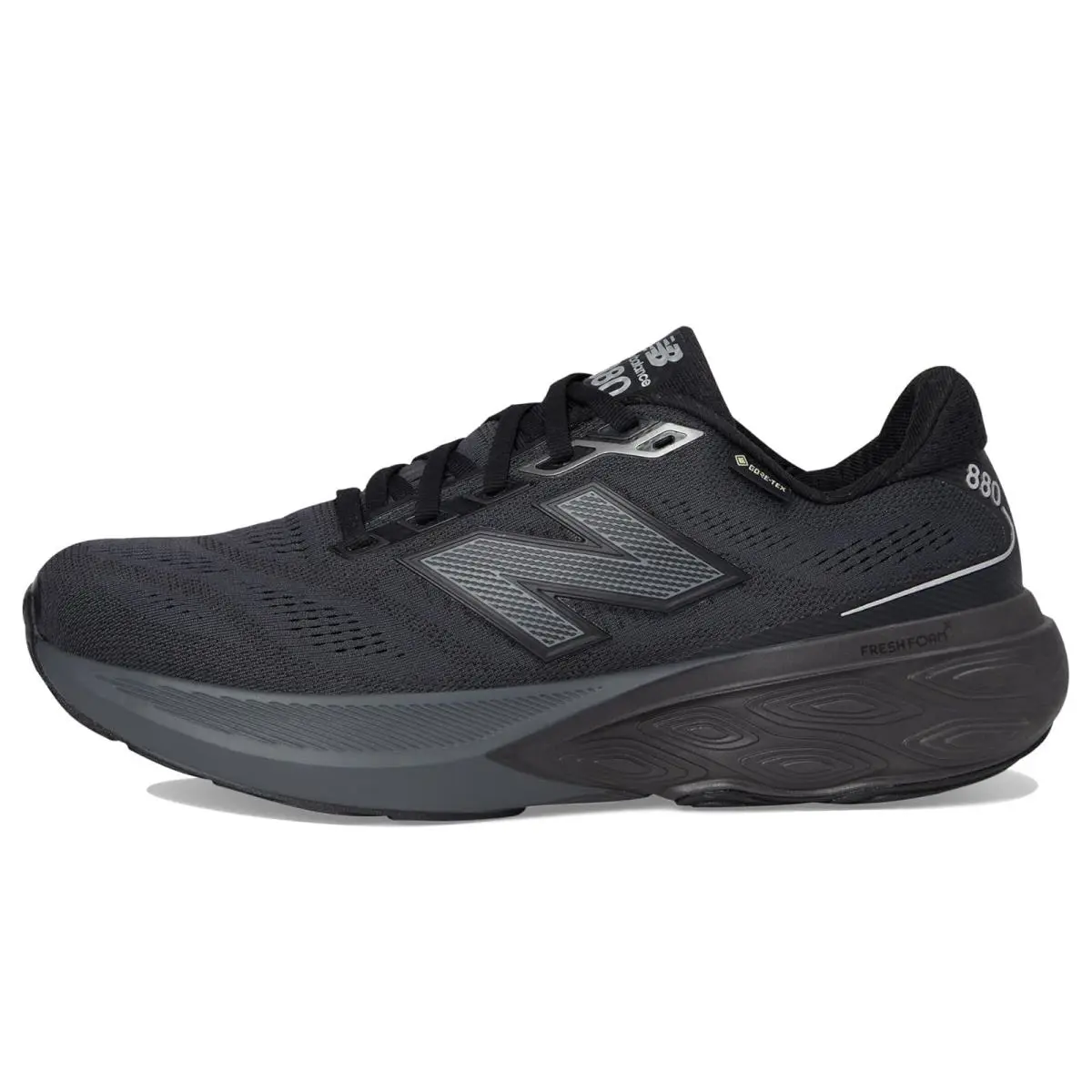 New Balance shoes - Black/Castlerock/Silver Metallic 2