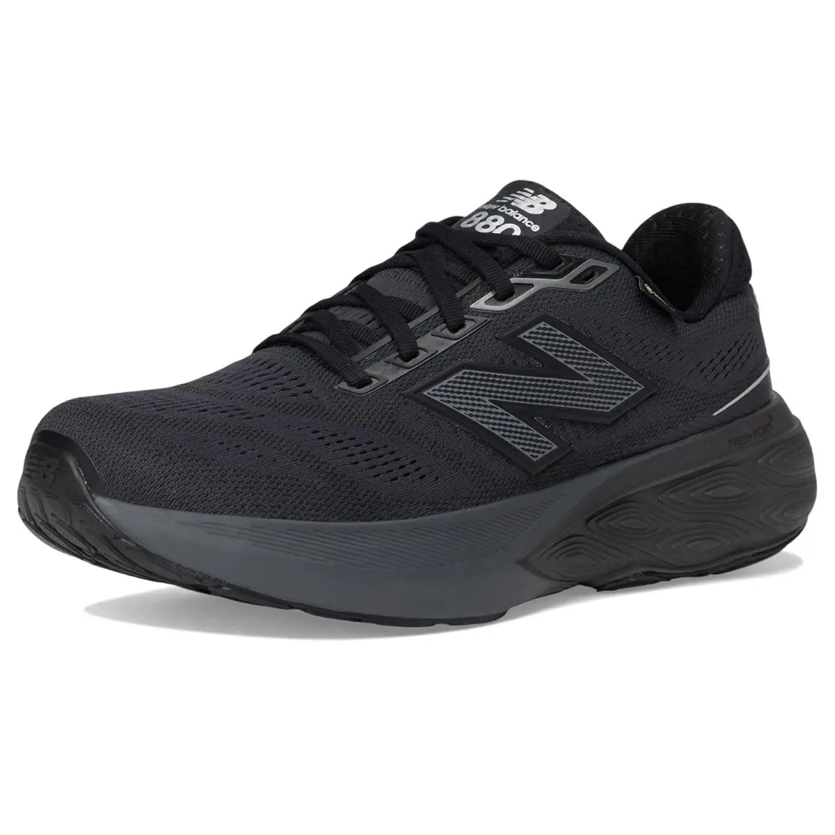 New Balance shoes - Black/Castlerock/Silver Metallic 5