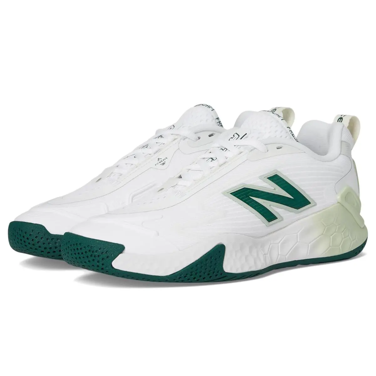 New Balance shoes - White/Marsh Green 6
