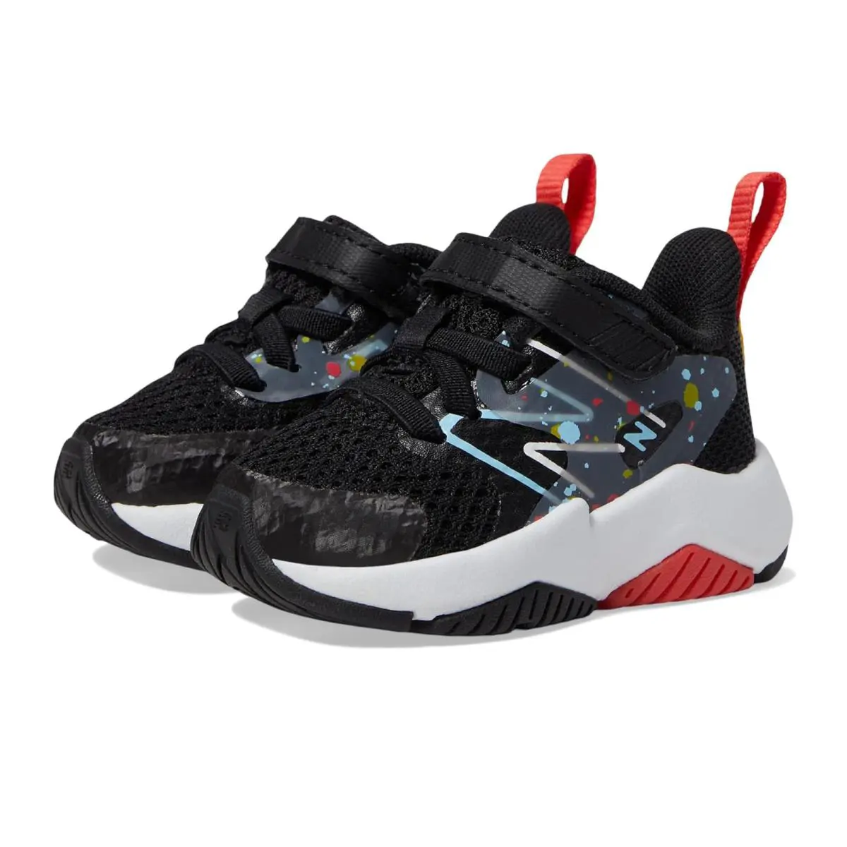 New Balance shoes - Black/Blast Red 5