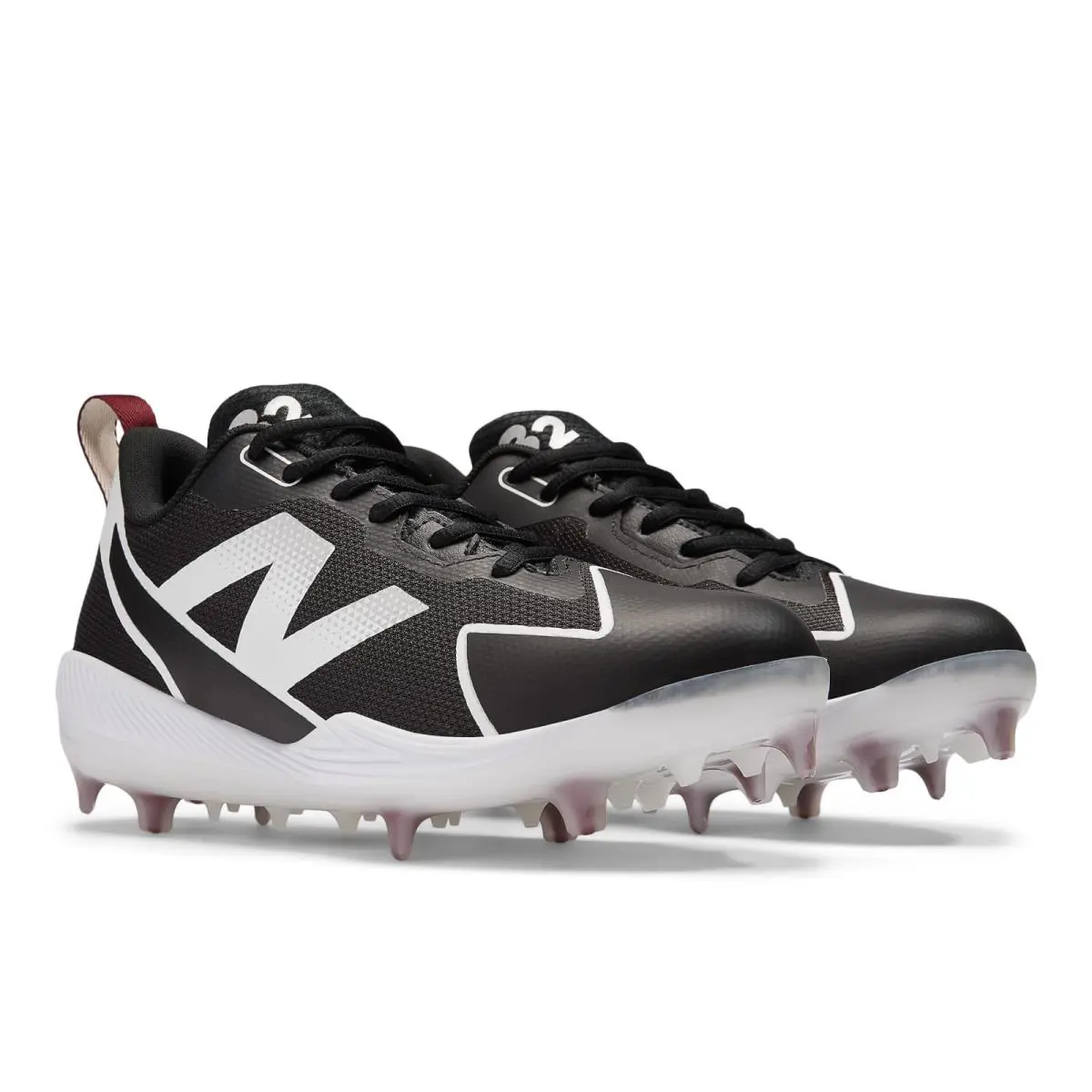 Woman`s New Balance Fuelcell Romero Duo Composite Composite Softball Cleats - Black/White