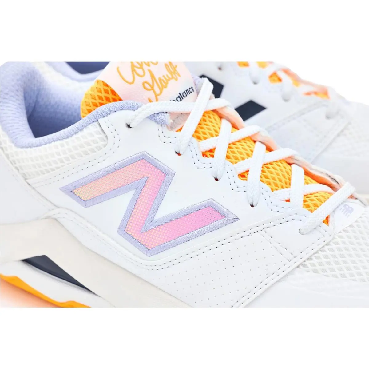 New Balance shoes - Bisque/Urgent Red 4