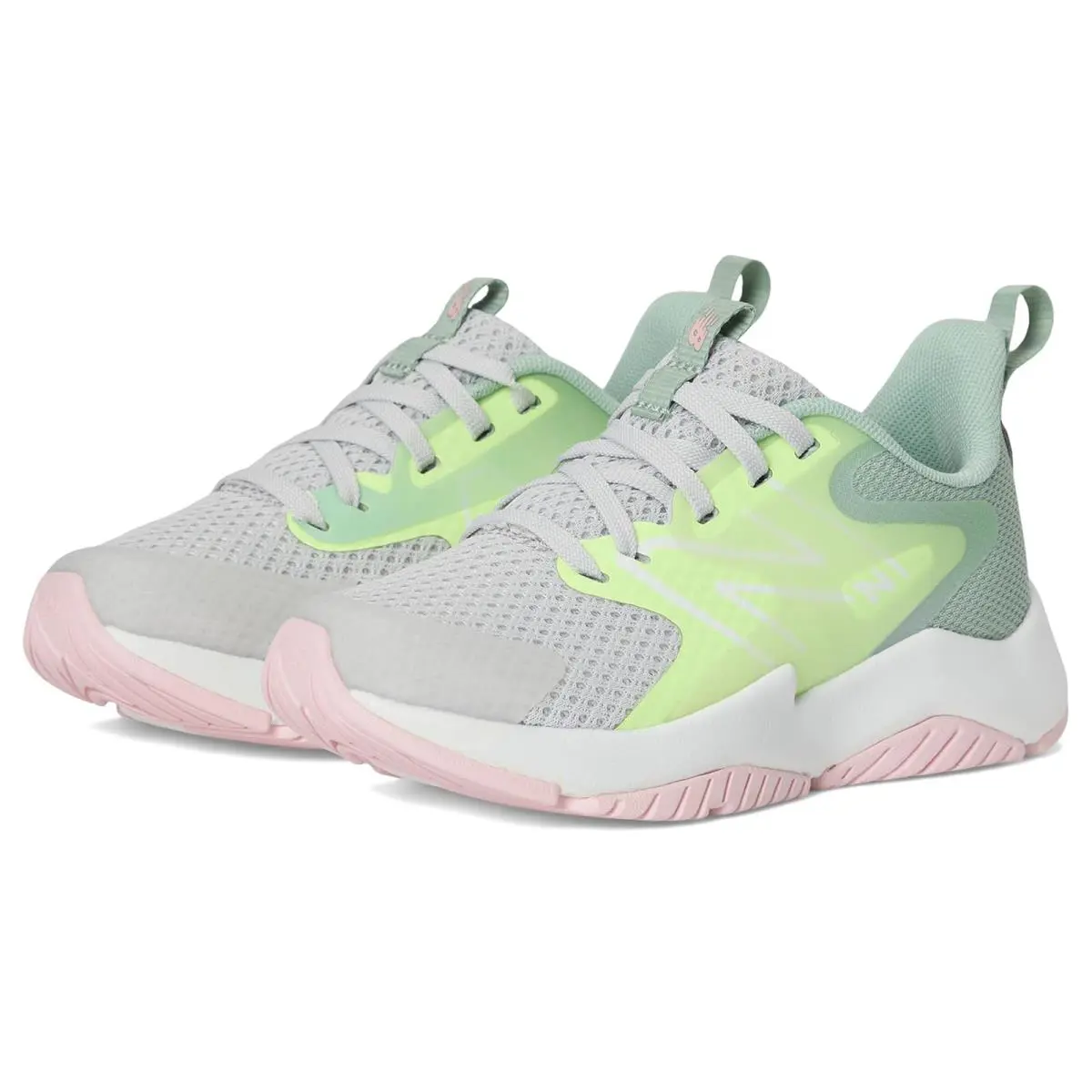New Balance shoes - Grey Matter/Mint Flash/Mosaic Green 20