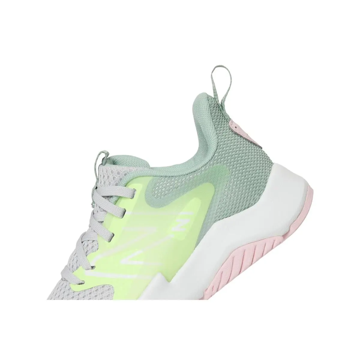 New Balance shoes - Grey Matter/Mint Flash/Mosaic Green 25