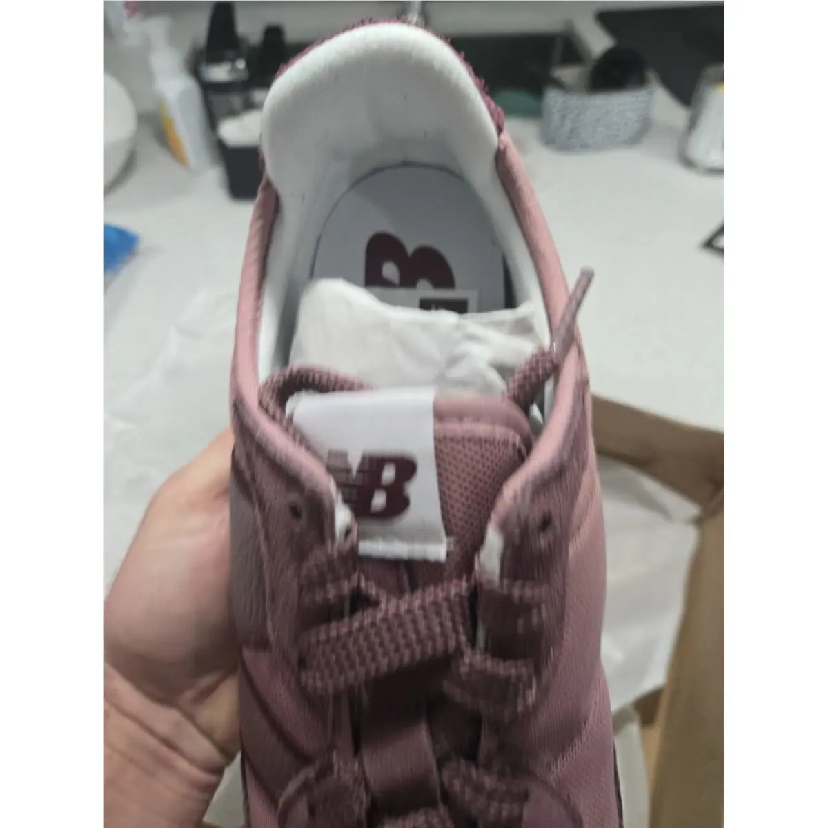 New Balance shoes - New Balance® Men`s 10 D Classics 327 Sneakers in Burgundy Shadow - U327MB - Red (UPC: 197375750507) 5