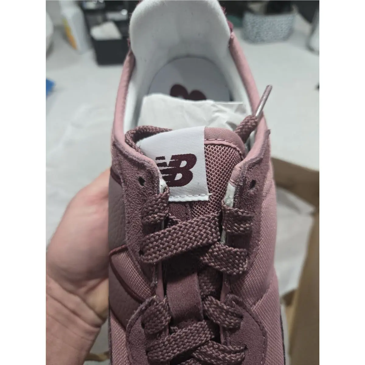 New Balance shoes - New Balance® Men`s 10 D Classics 327 Sneakers in Burgundy Shadow - U327MB - Red (UPC: 197375750507) 6