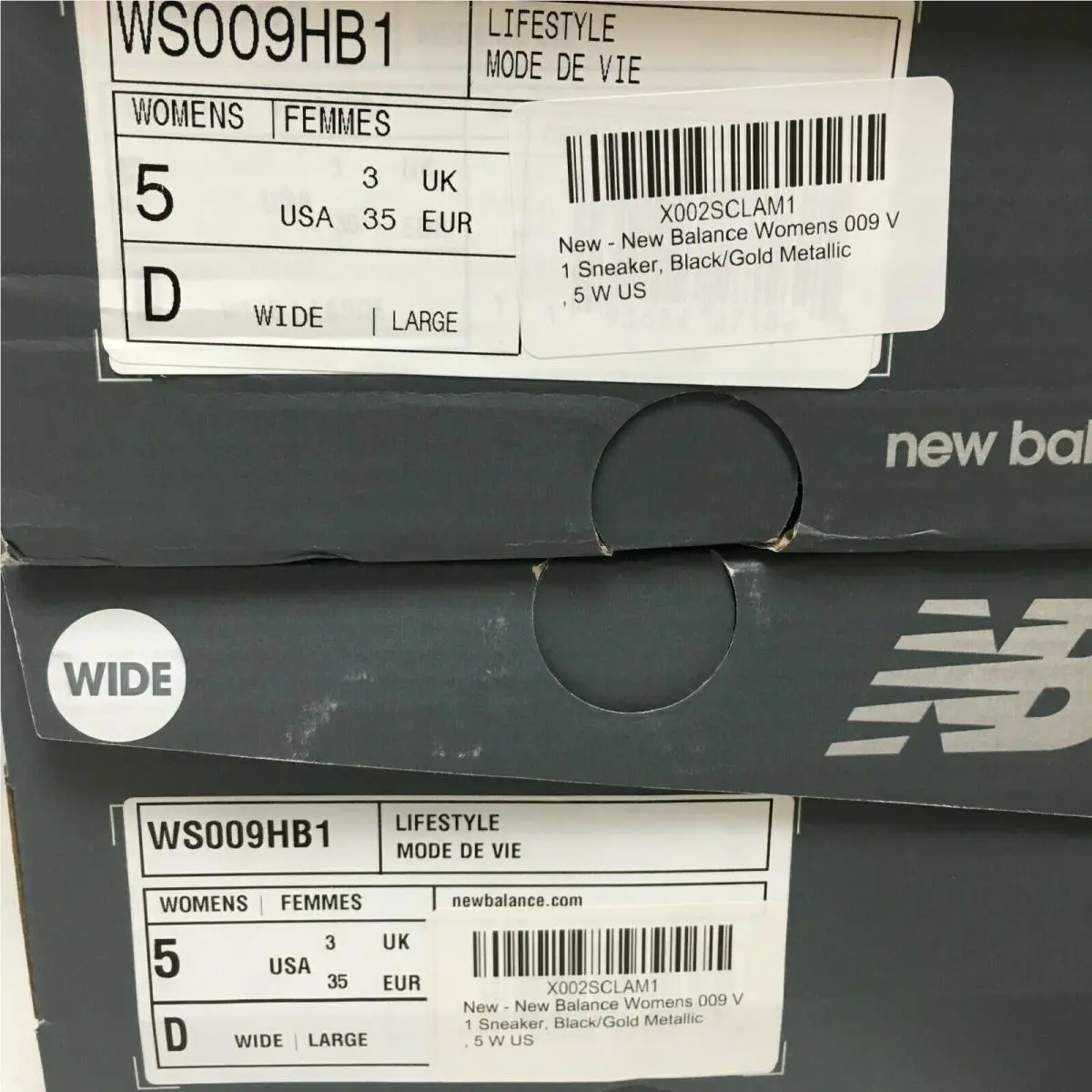 New Balance shoes - New Balance 009 - WS009HB1 - Black (UPC: 193684271825) 10