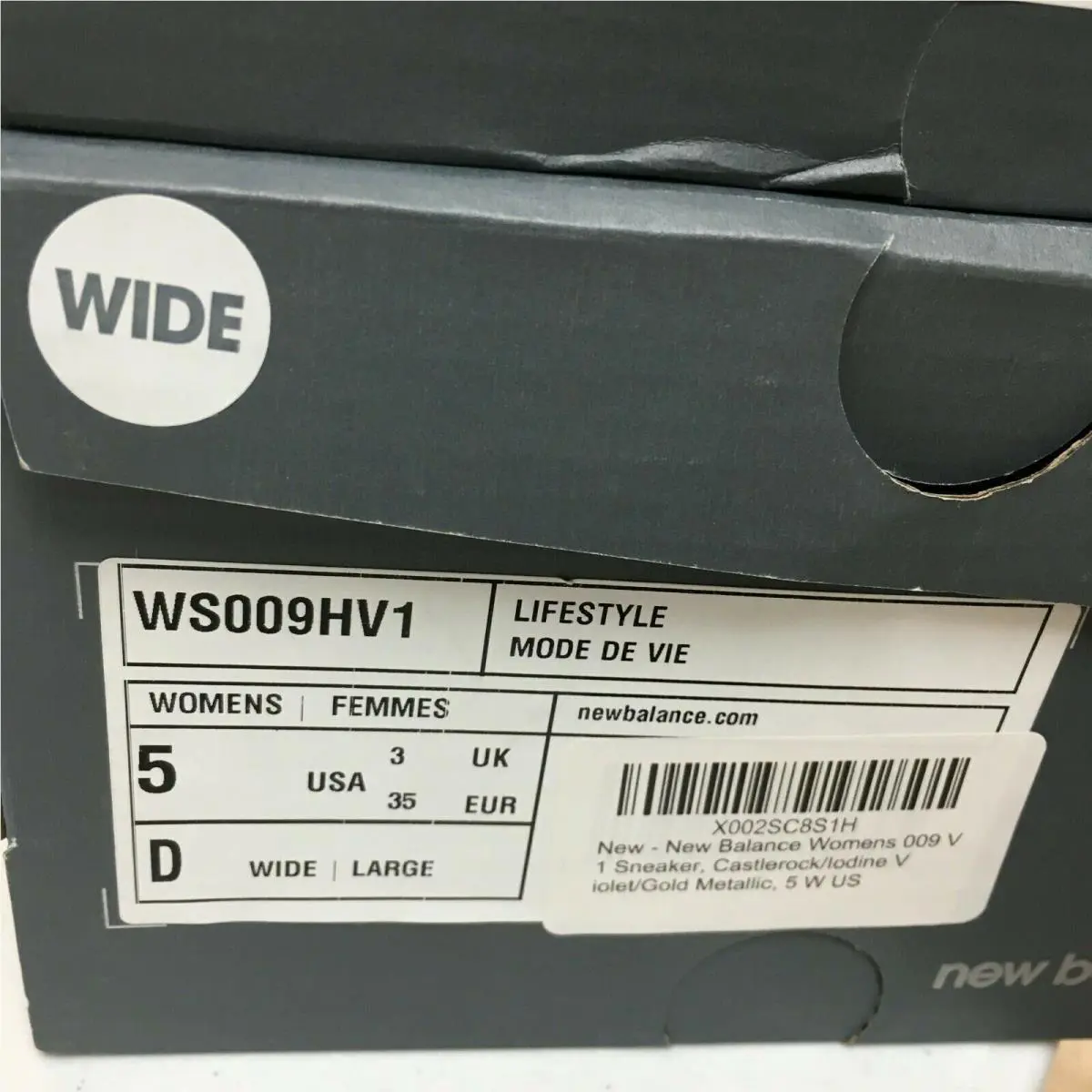 New Balance shoes - New Balance 009 - WS009HV1 - Grey (UPC: 193684271245) 9