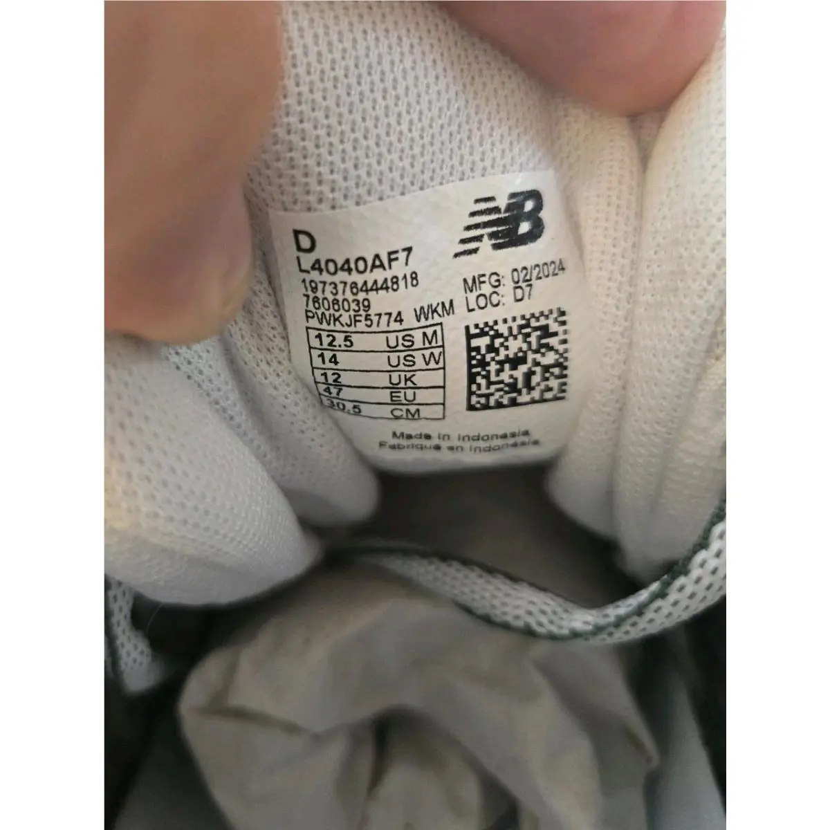 New Balance shoes - New Balance 4040v7 - White (UPC: 197376444818) 6