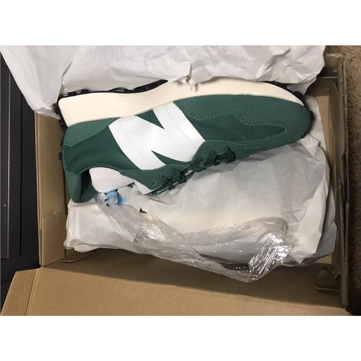 New Balance shoes - New Balance 327 - MS327GB - Green, Manufacturer: Team Forest Green/White 10