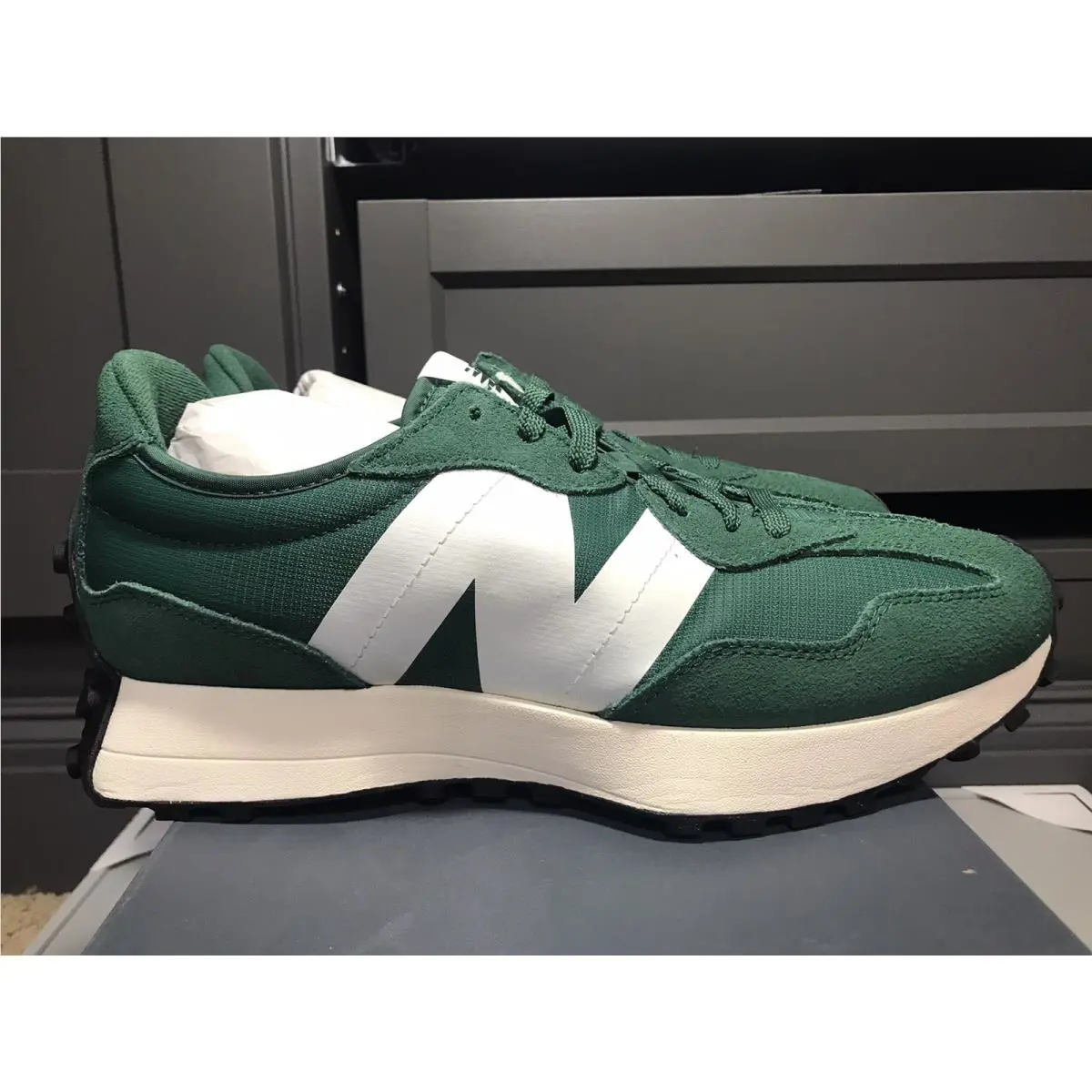 New Balance shoes - New Balance 327 - MS327GB - Green, Manufacturer: Team Forest Green/White 0