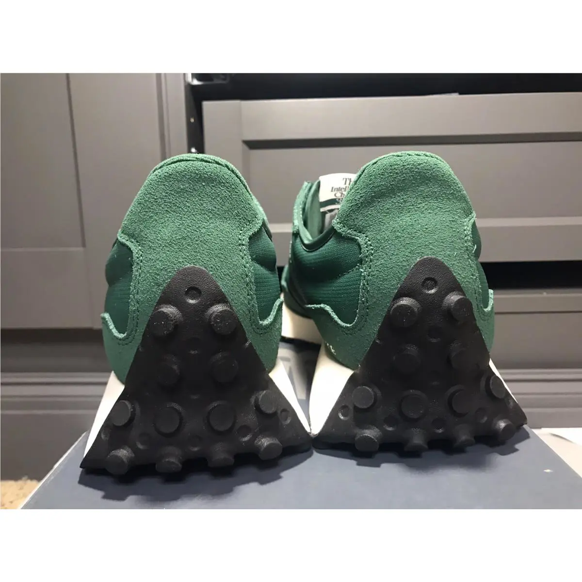 New Balance shoes - New Balance 327 - MS327GB - Green, Manufacturer: Team Forest Green/White 1