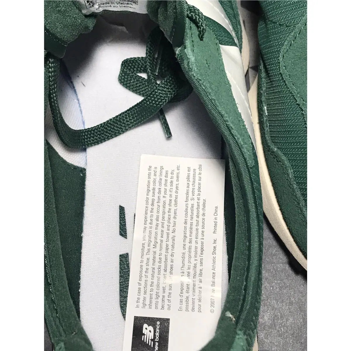 New Balance shoes - New Balance 327 - MS327GB - Green, Manufacturer: Team Forest Green/White 5
