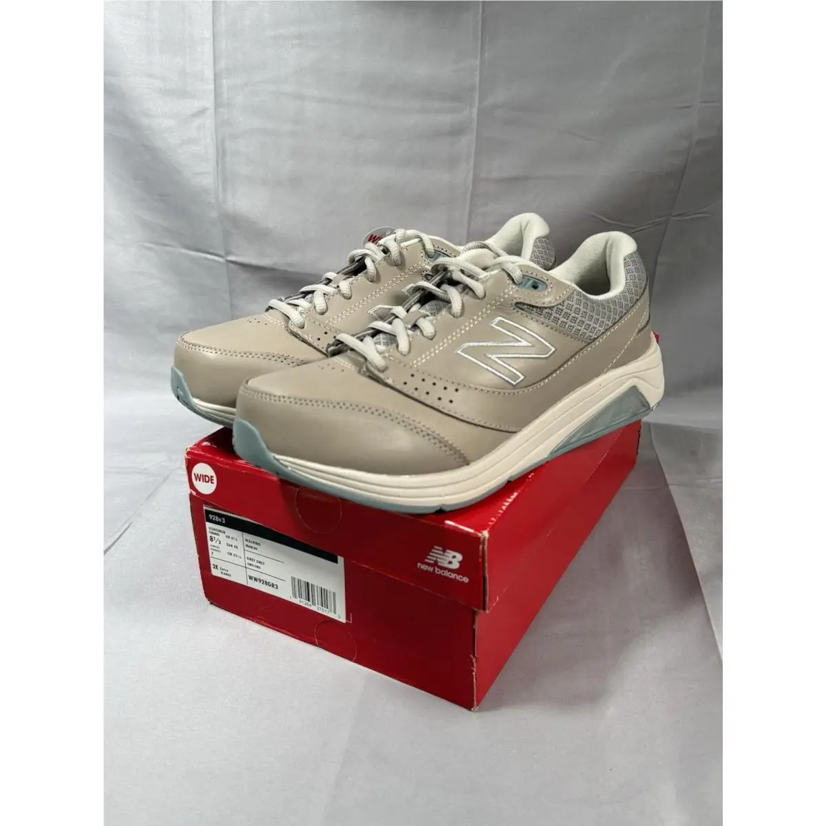 New Balance Women`s Size 8.5 2E Ee/mens 7 928v3 Walking Grey WW928GR3