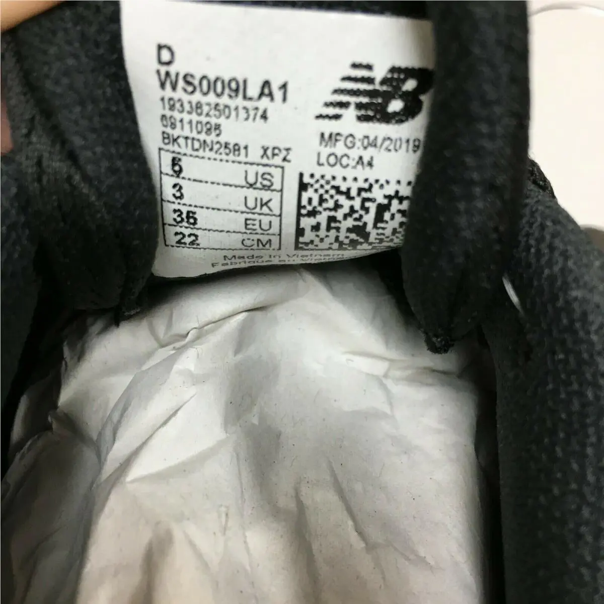 New Balance shoes - New Balance 009 - WS009LA1 - Black (UPC: 193362501374) 9