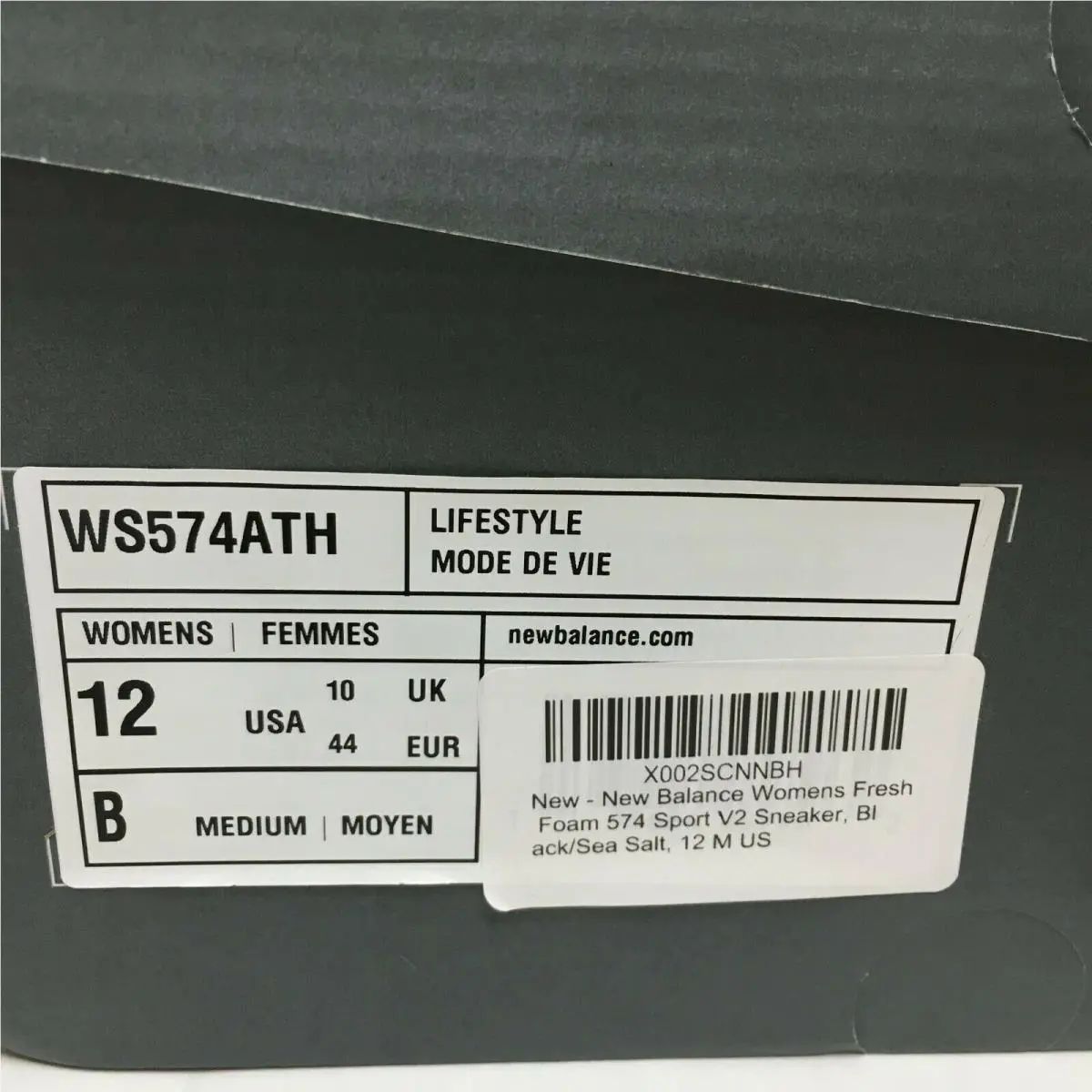 New Balance shoes - New Balance 574 - WS574ATH - Black (UPC: 193684057962) 7